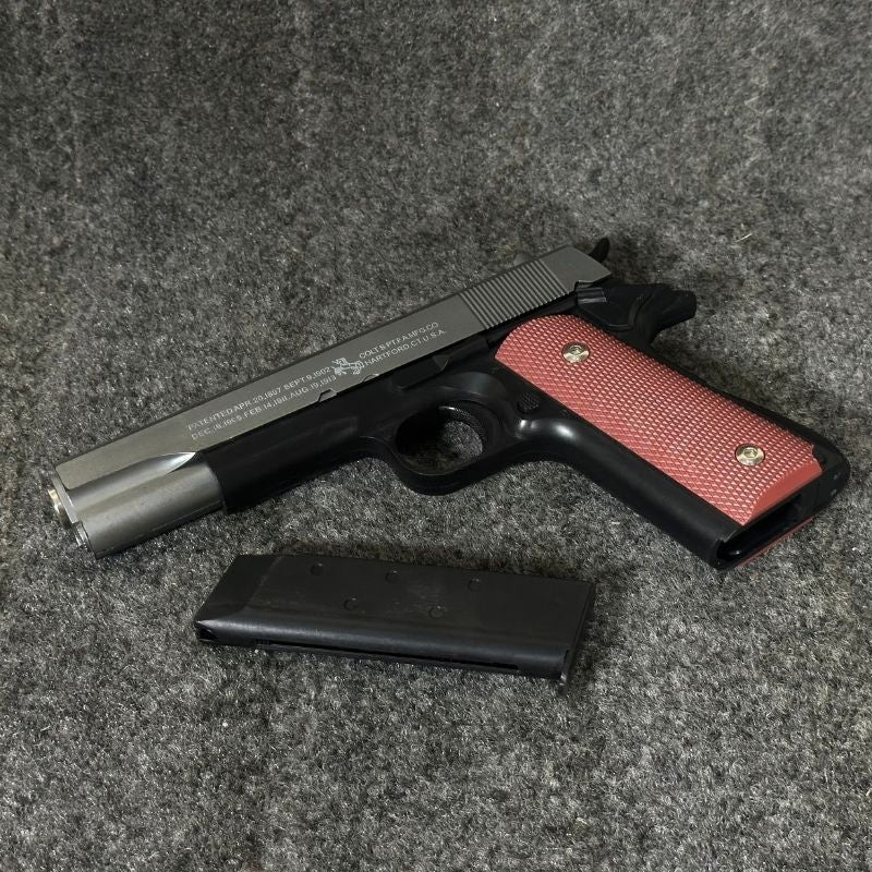 Silver Colt M1911 Airsoft Toy Gun | Realistic Design Safe Fun For Play